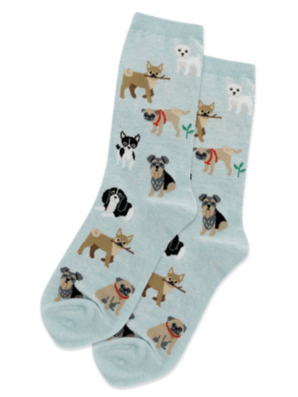 Women's HOTSOX Crew Socks NWT | Dogs of the World Socks